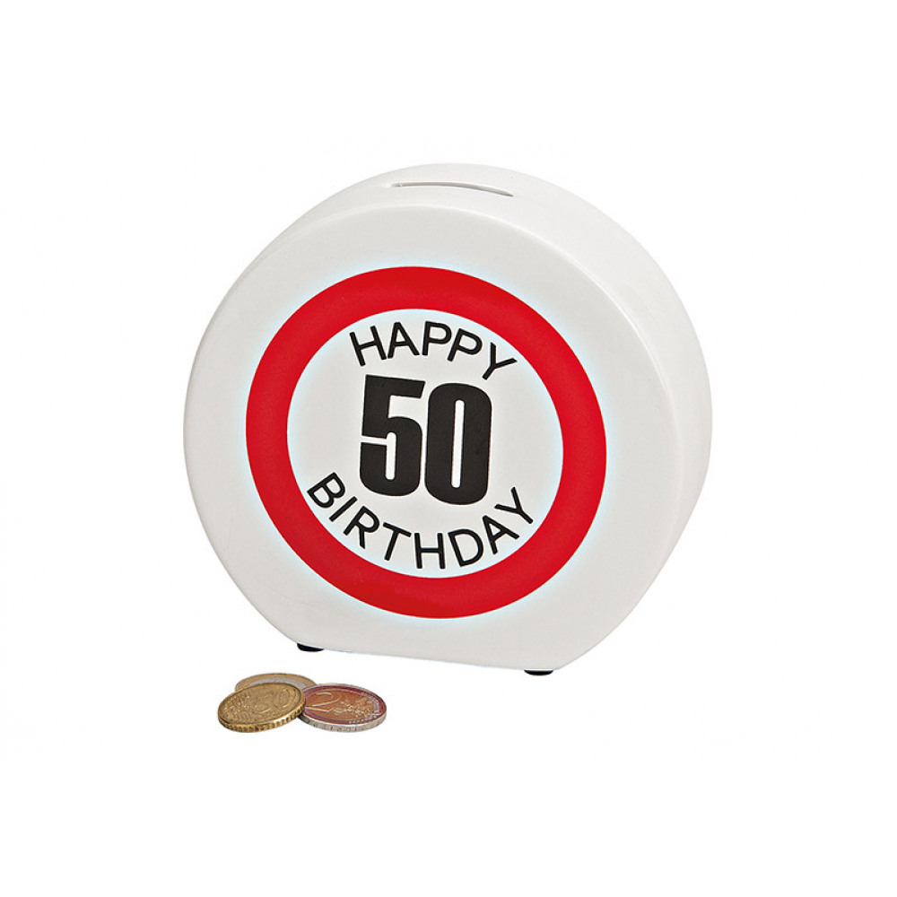 Pokladnička Happy Birthday 50