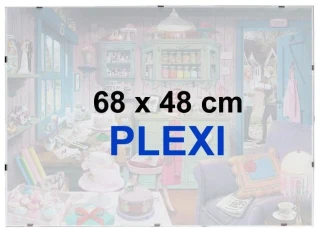 BFHM Rám na puzzle Euroclip 68x48 cm – plexisklo (kliprám)
