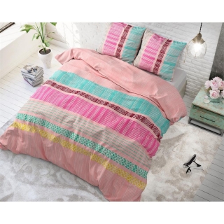 Bavlněné povlečení 140x220 cm Achie Pink