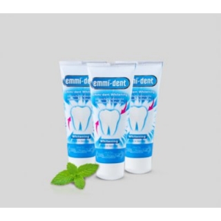 3 KS BĚLICÍ ZUBNÍ PASTA EMMI-DENT WHITENING, 3X 75 ML