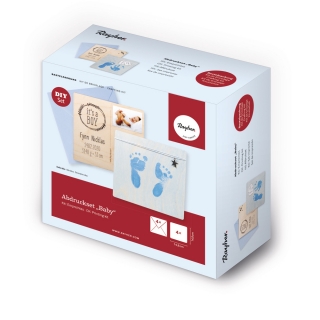 Sada na otisky miminka, modrá