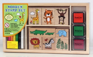 Sada dřevěných razítek